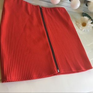 FOREVER 21 Red mini skirt size L junior